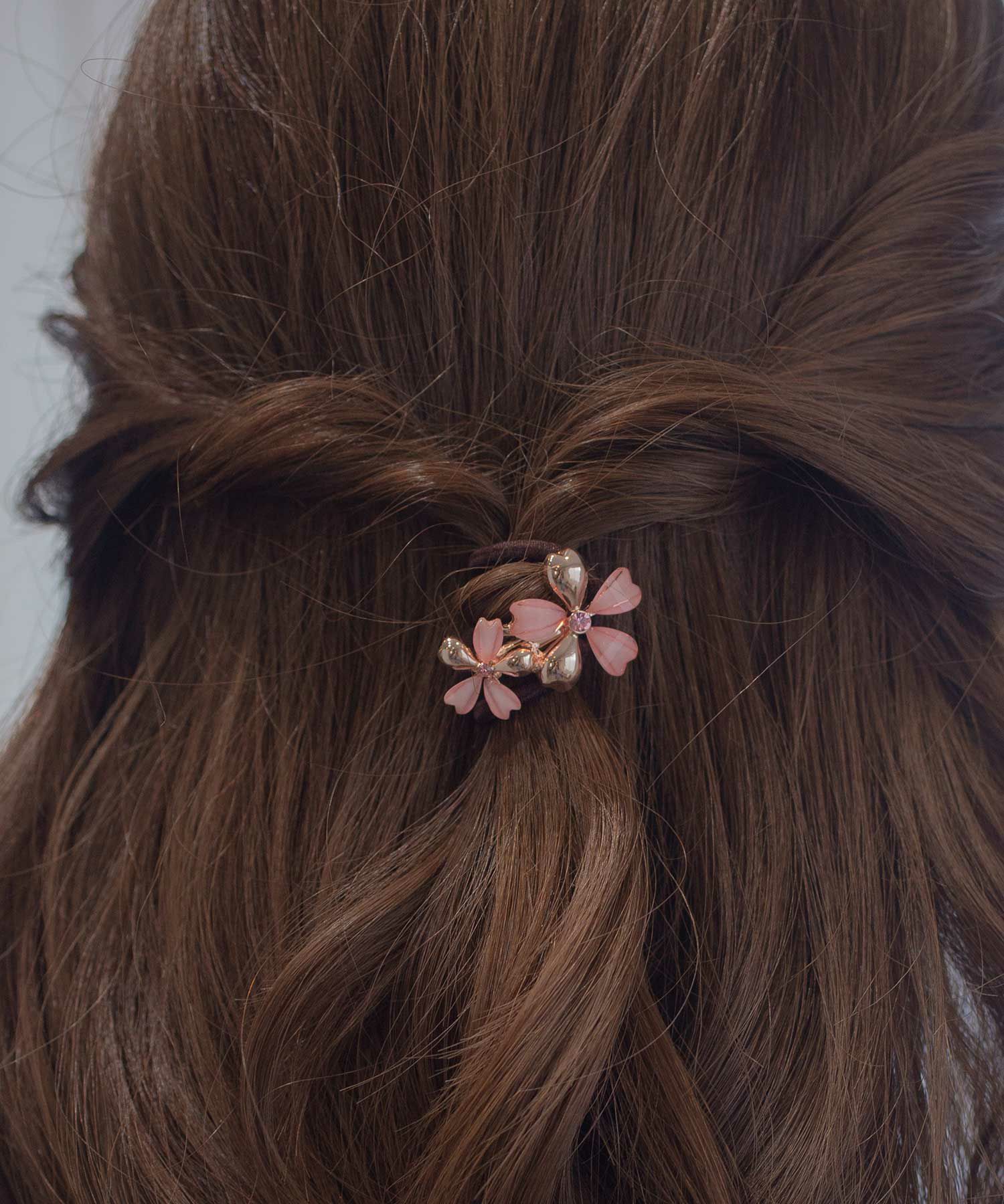 【20%off】SAKURA2連ビジューポニー