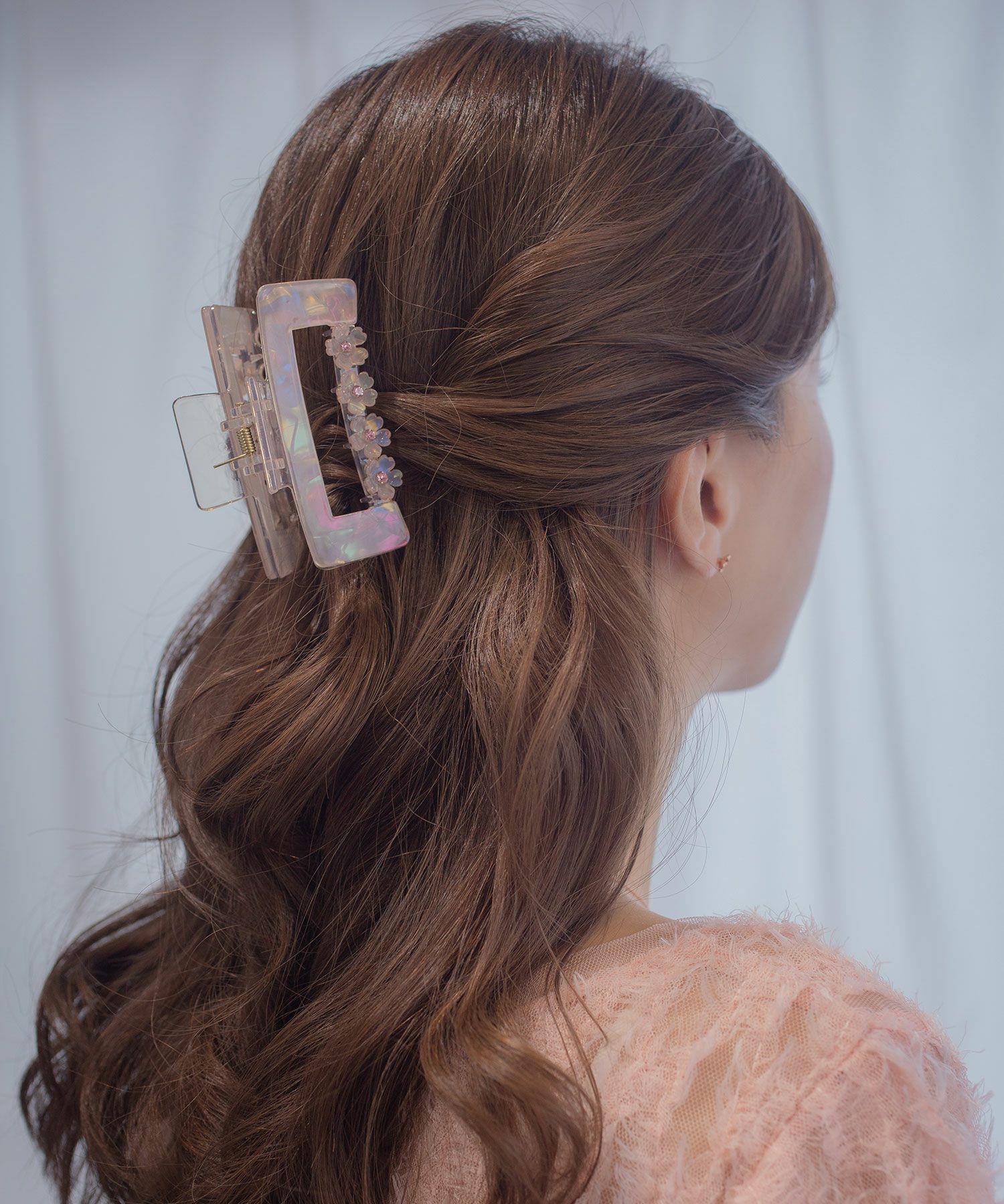 SAKURAオーロラスクエアバンスクリップ