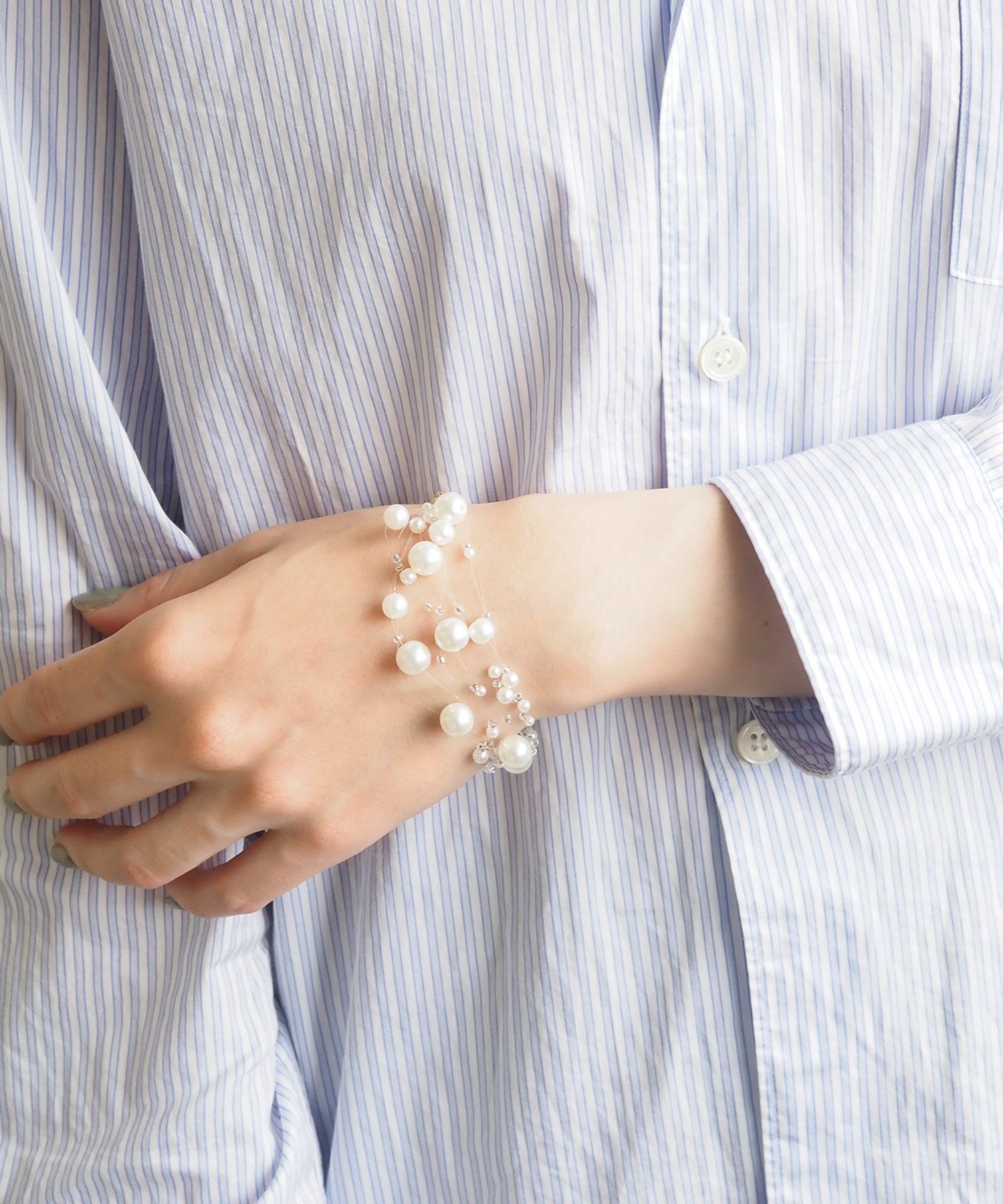 ランダムテグスパールマグネットブレスレット