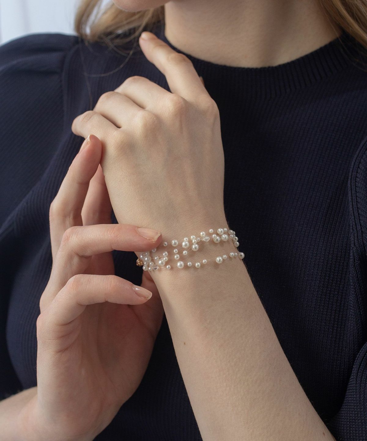 テグスパールマグネットブレスレット