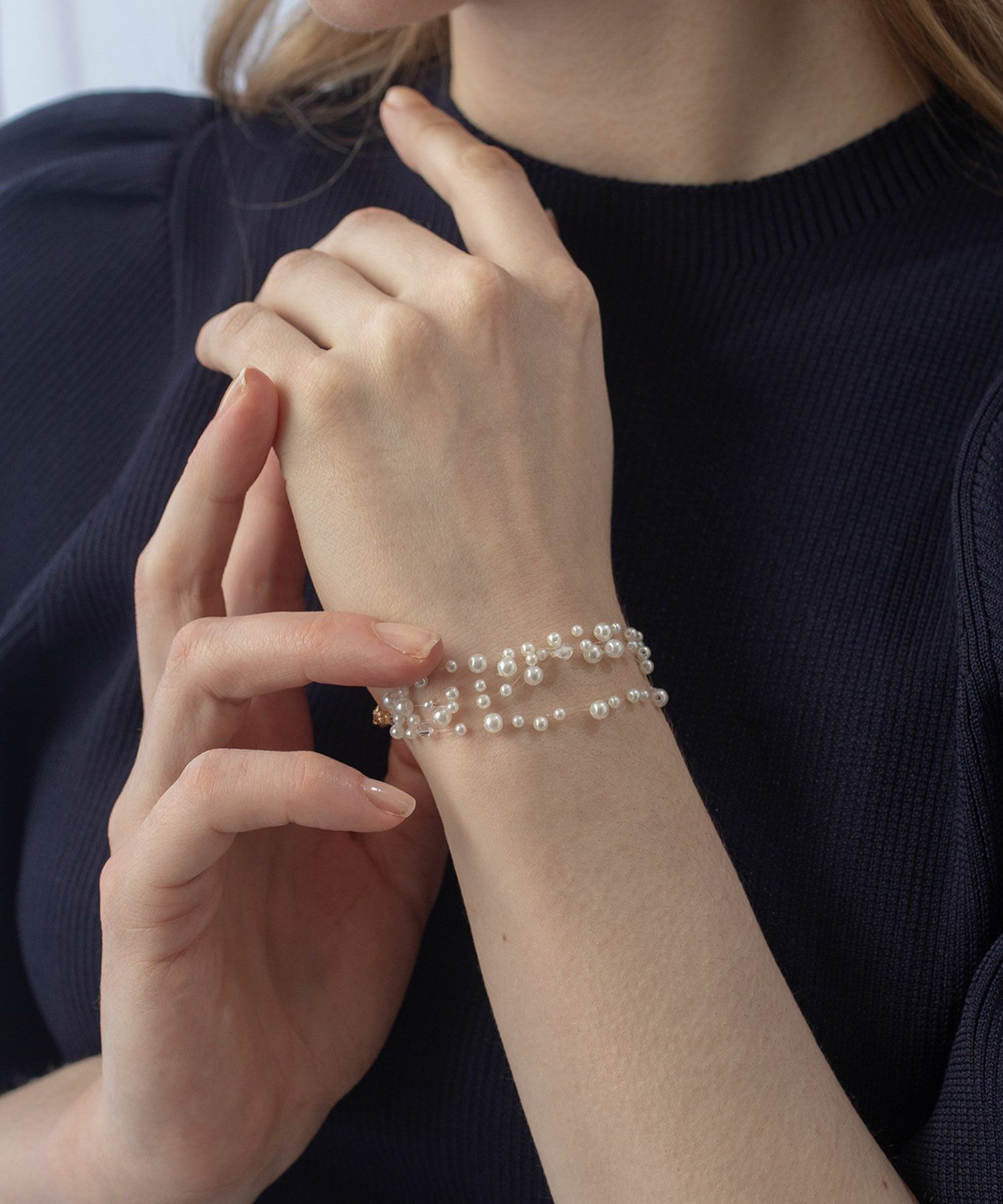 テグスパールマグネットブレスレット