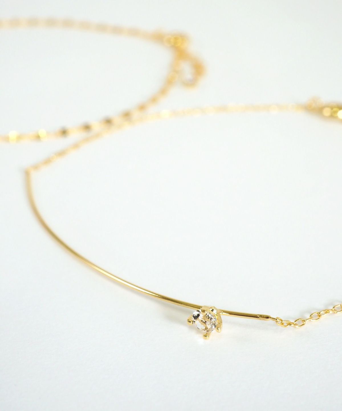 ポイントストーンチェーンセットブレスレット