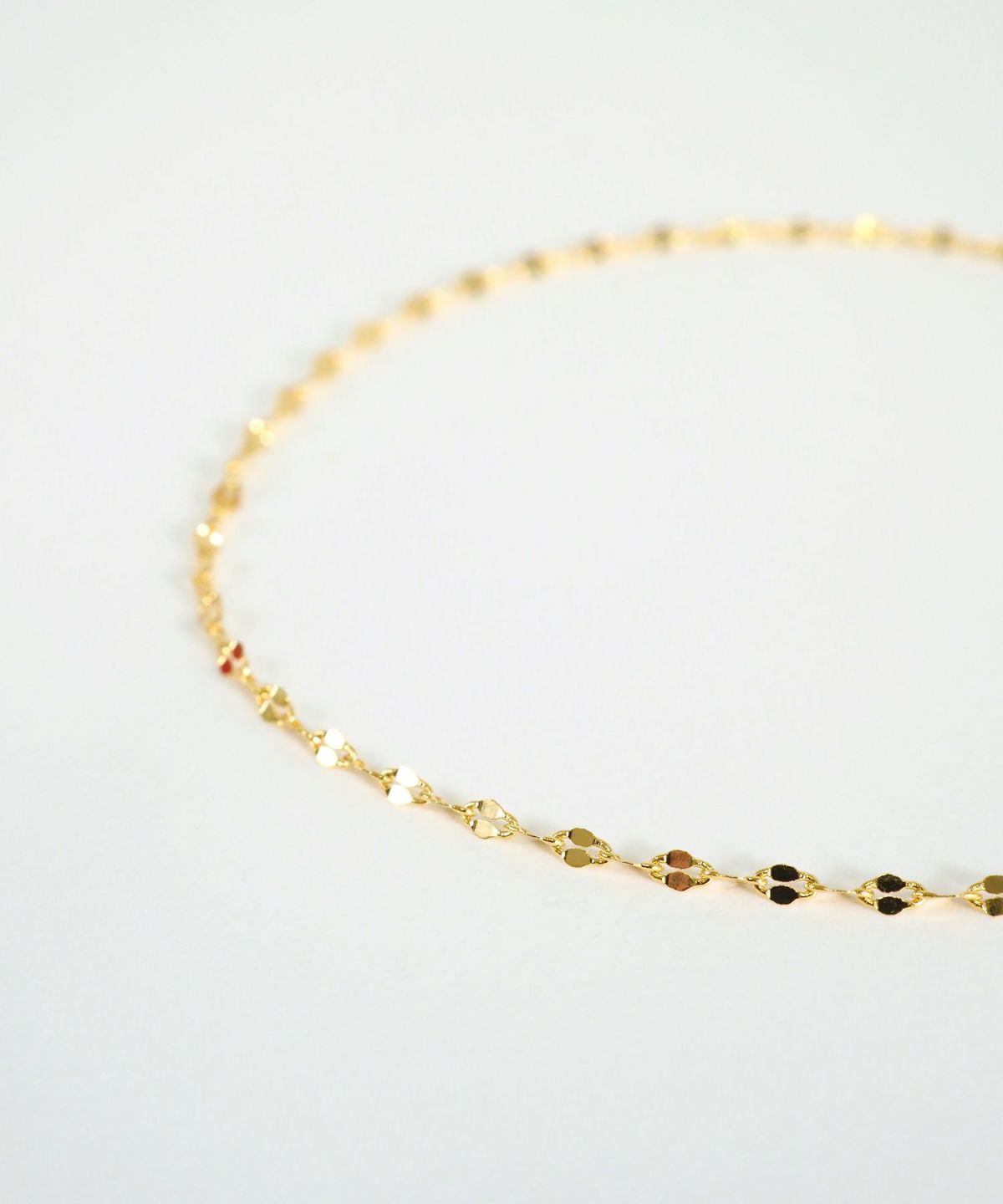 ポイントストーンチェーンセットブレスレット