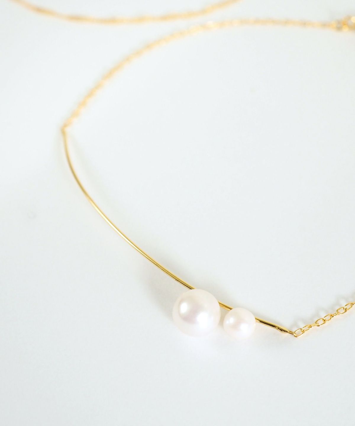 ポイントパールチェーンセットブレスレット