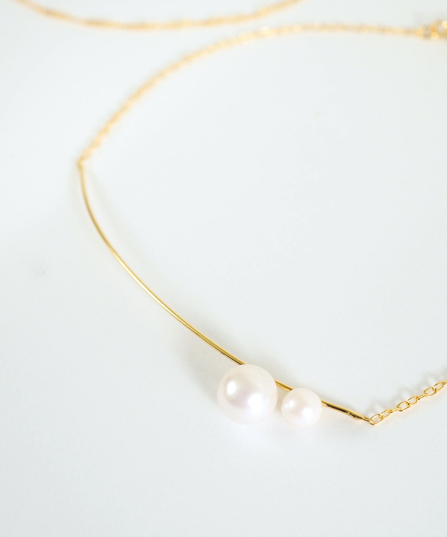 ポイントパールチェーンセットブレスレット