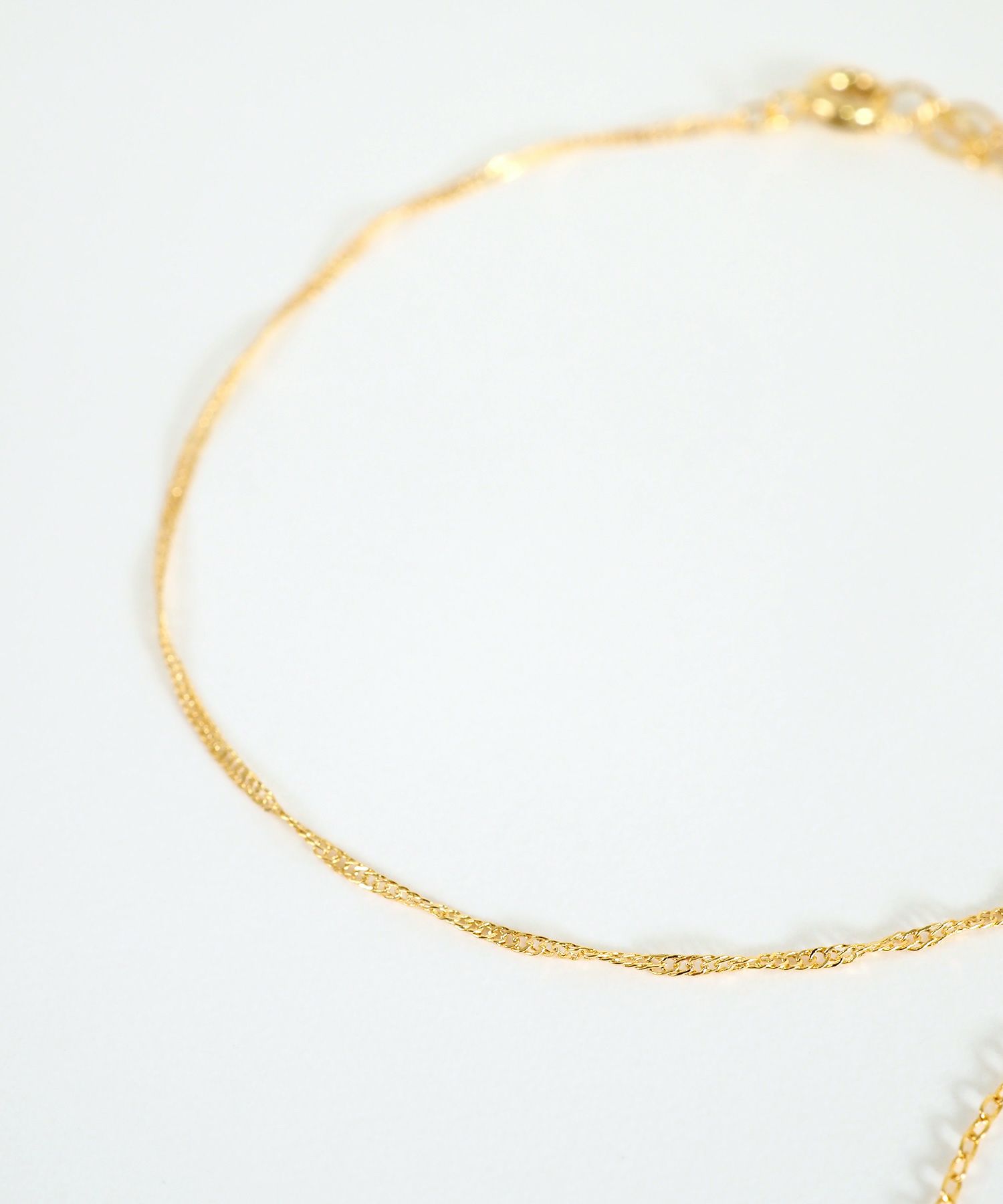 ポイントパールチェーンセットブレスレット