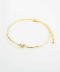 バタフライ×メタルラインブレスレット