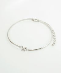 バタフライ×メタルラインブレスレット