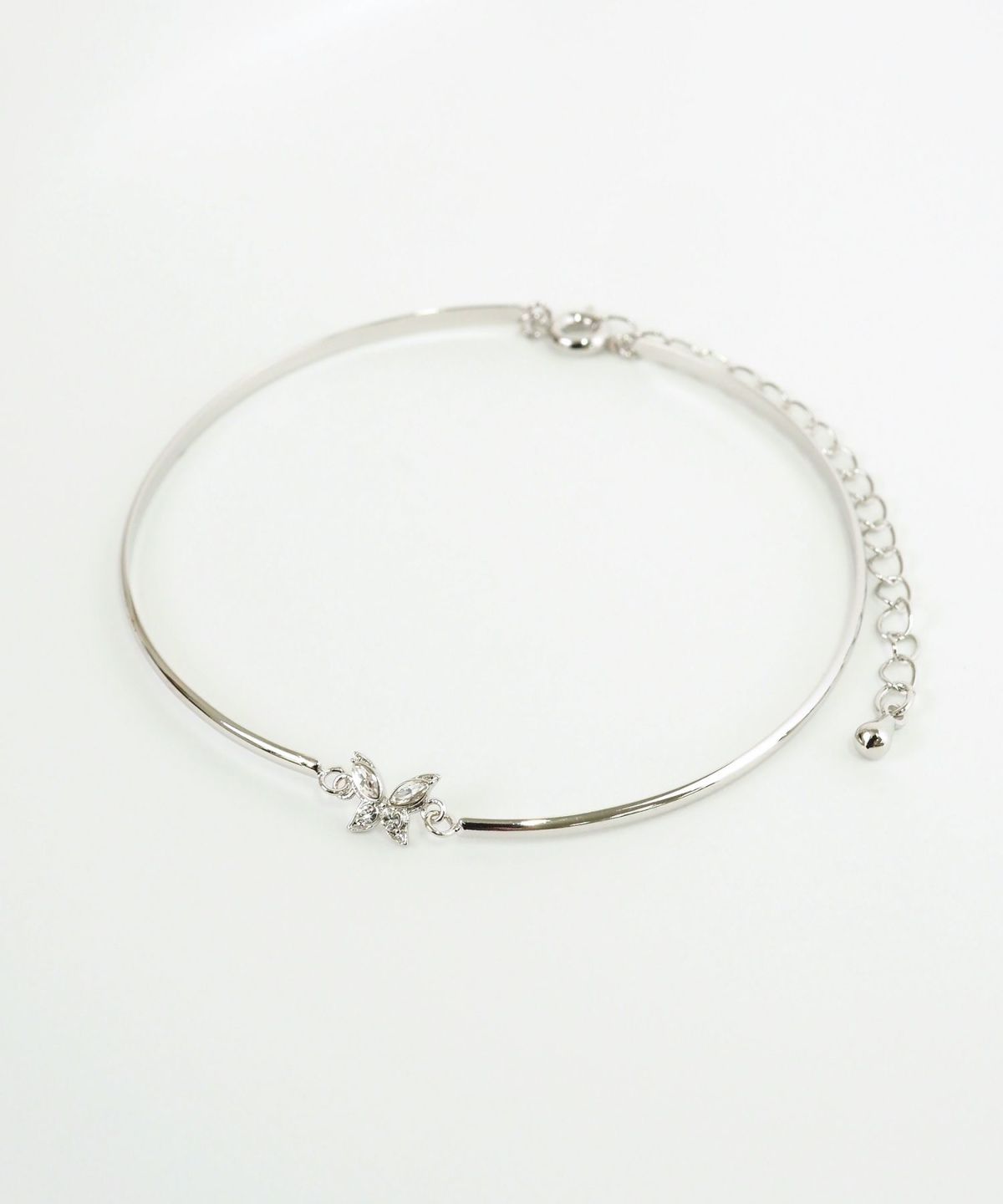 バタフライ×メタルラインブレスレット