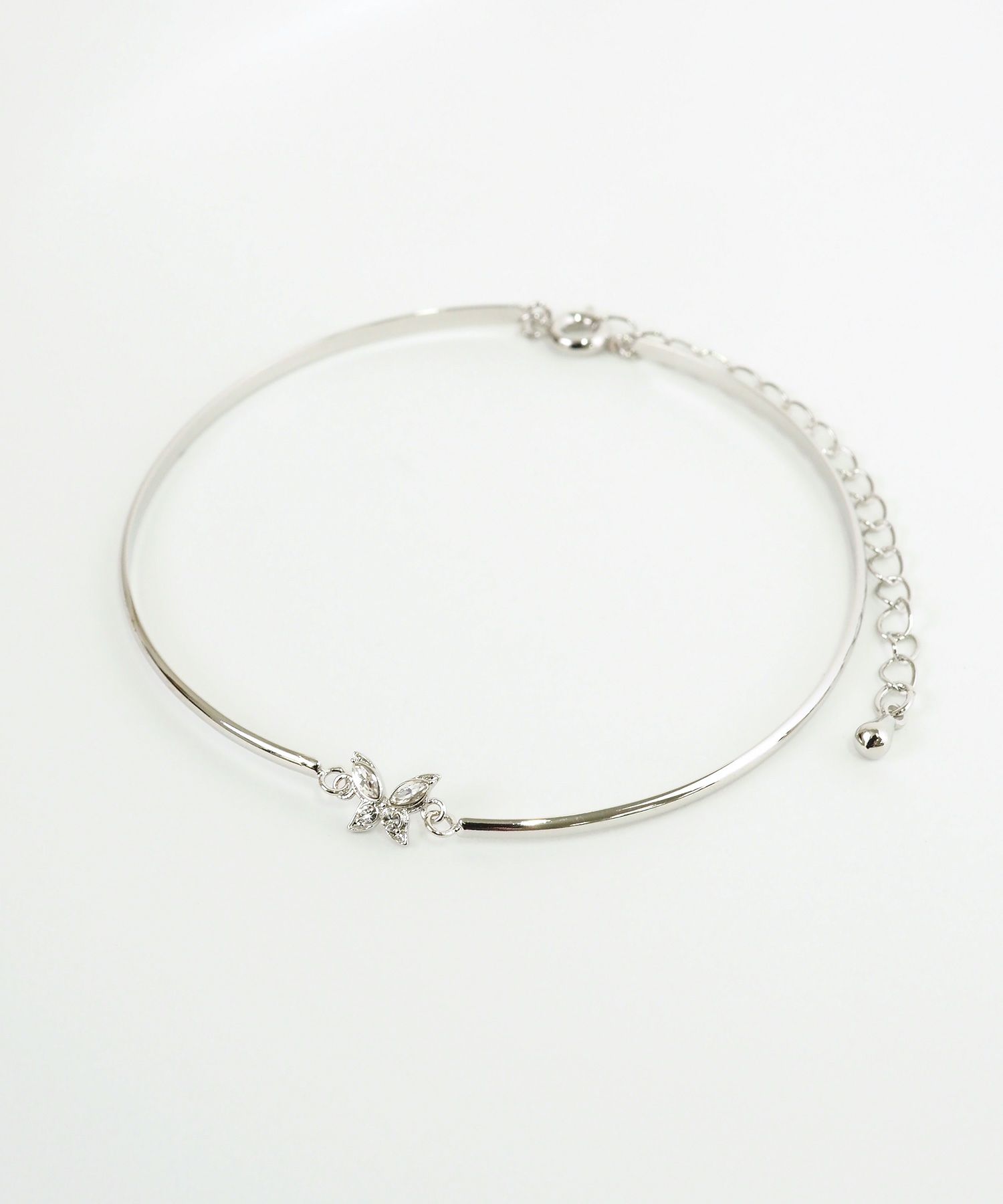 バタフライ×メタルラインブレスレット