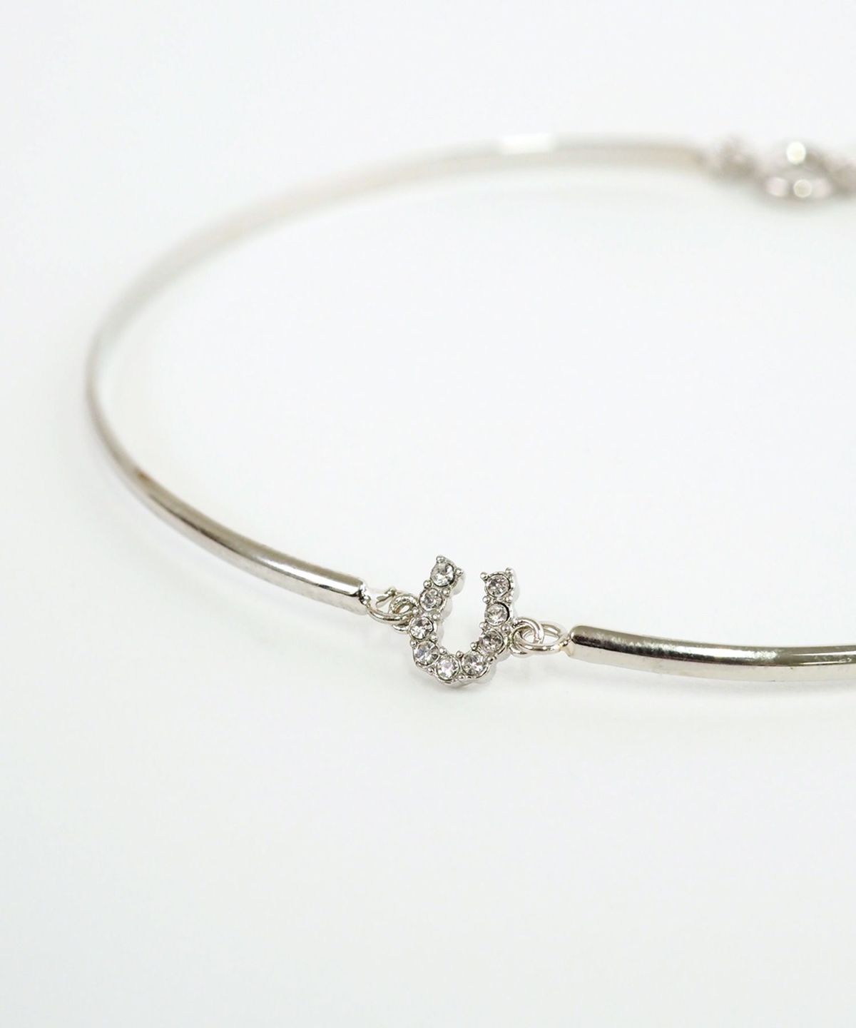 ホースシュー×メタルラインブレスレット