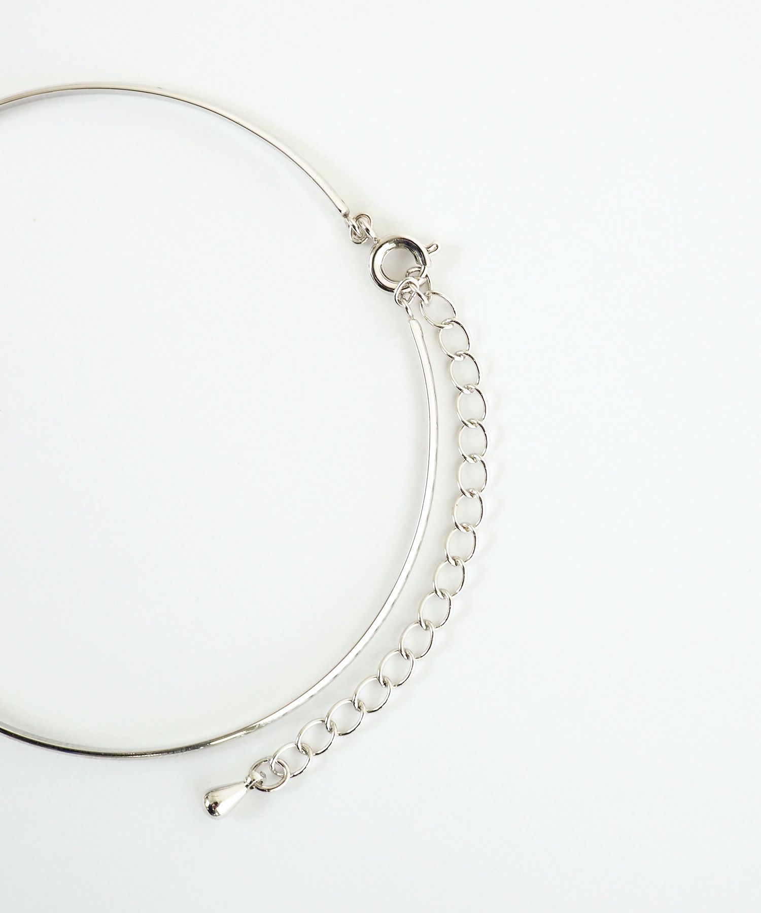 ホースシュー×メタルラインブレスレット