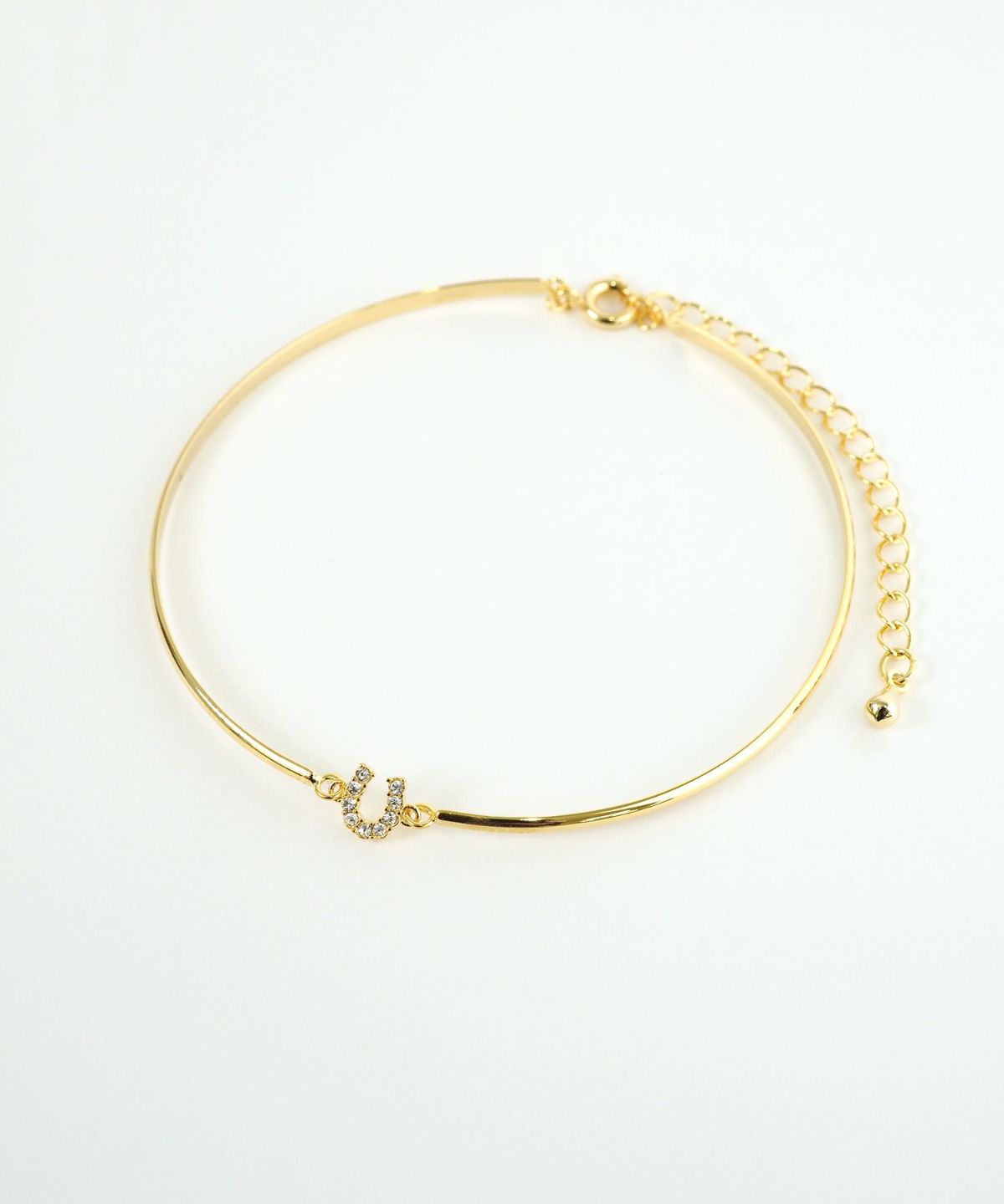 ホースシュー×メタルラインブレスレット