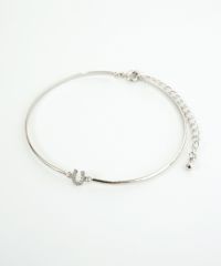 ホースシュー×メタルラインブレスレット