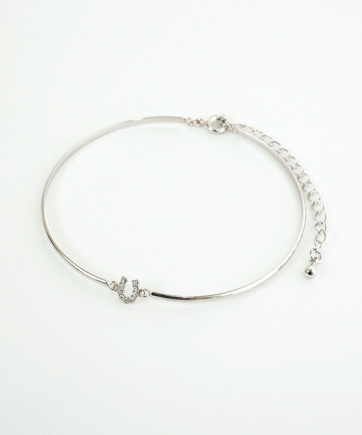 ホースシュー×メタルラインブレスレット