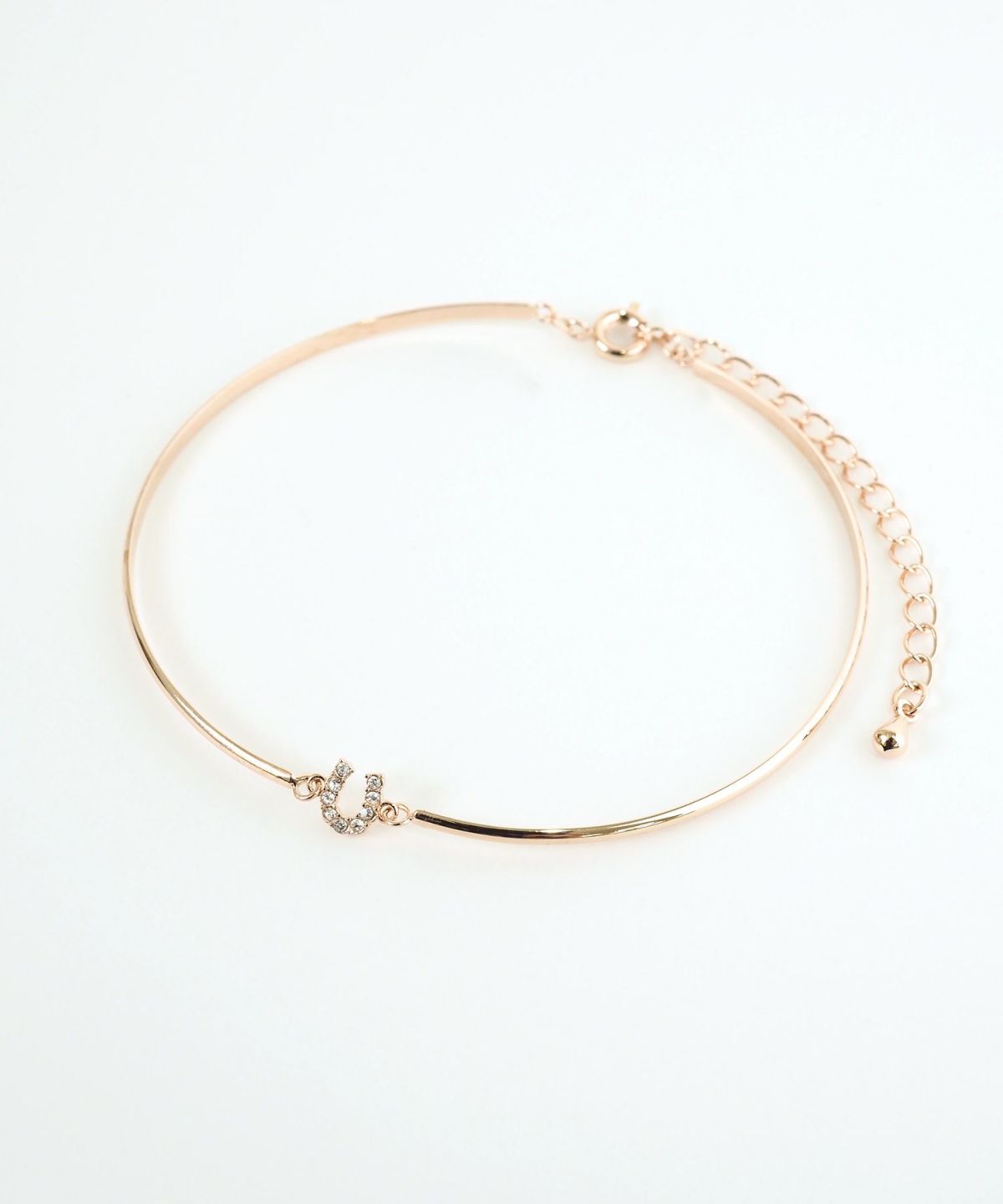 ホースシュー×メタルラインブレスレット