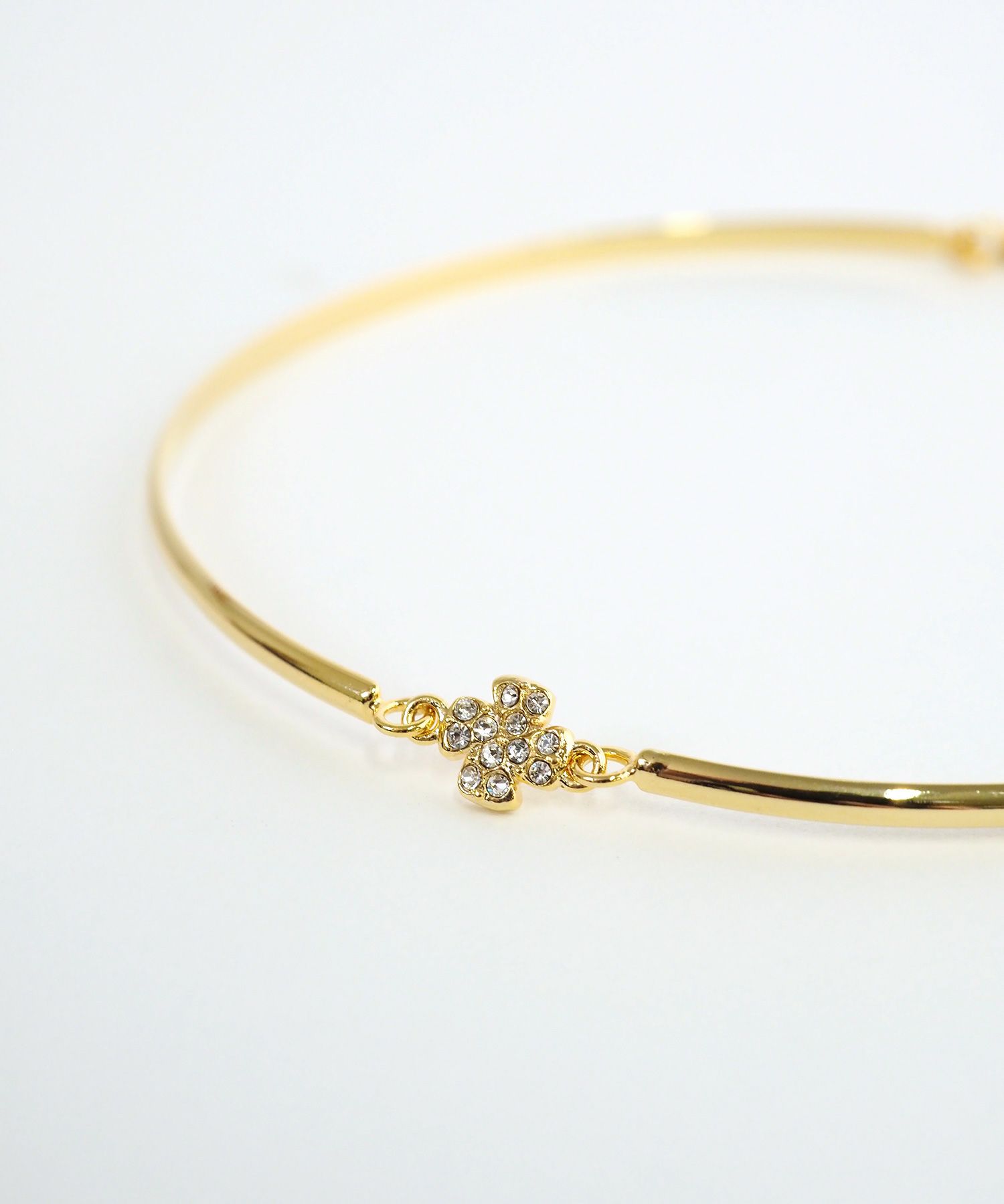 クロス×メタルラインブレスレット