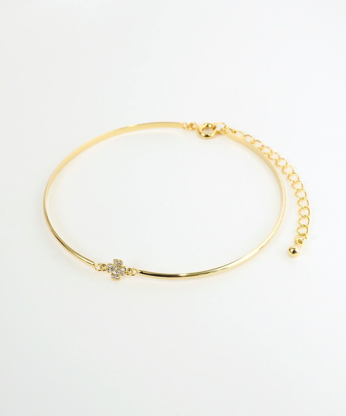 クロス×メタルラインブレスレット