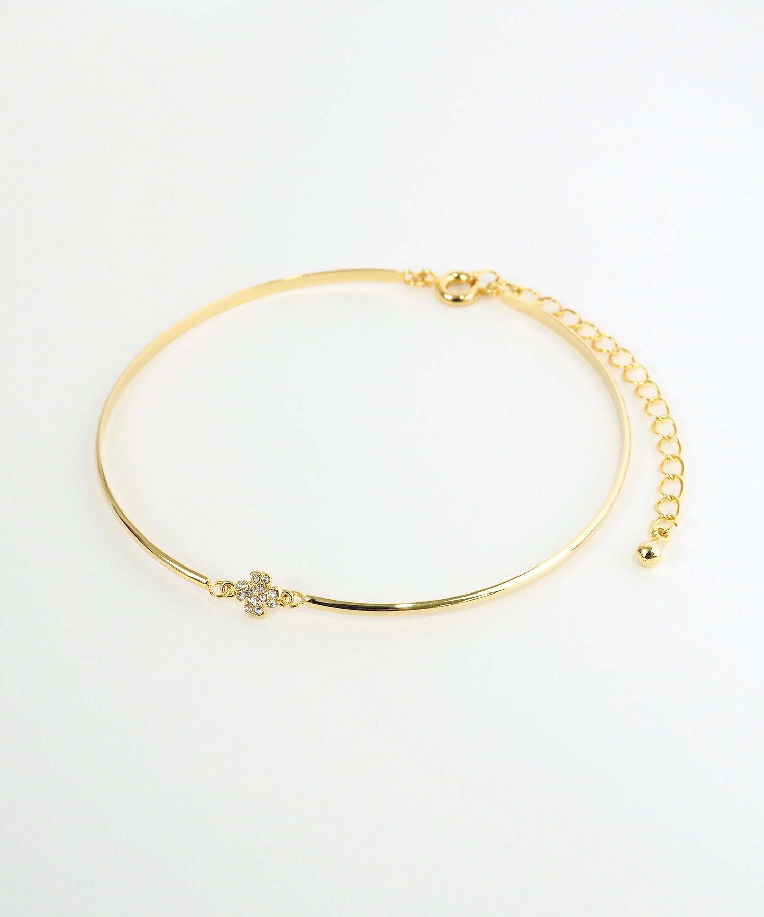 クロス×メタルラインブレスレット