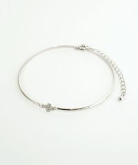 クロス×メタルラインブレスレット