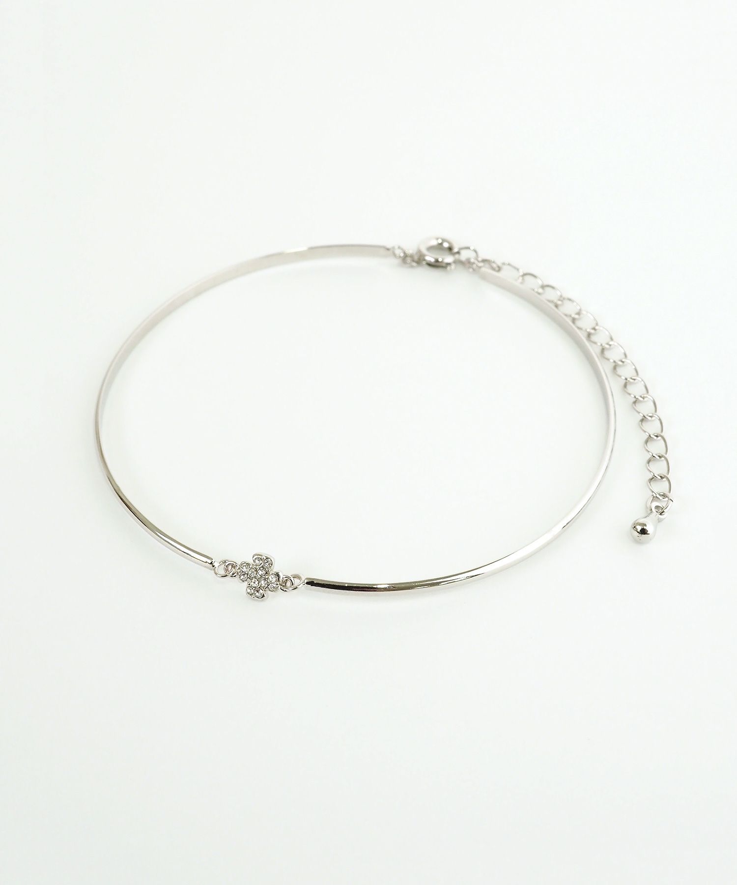 クロス×メタルラインブレスレット