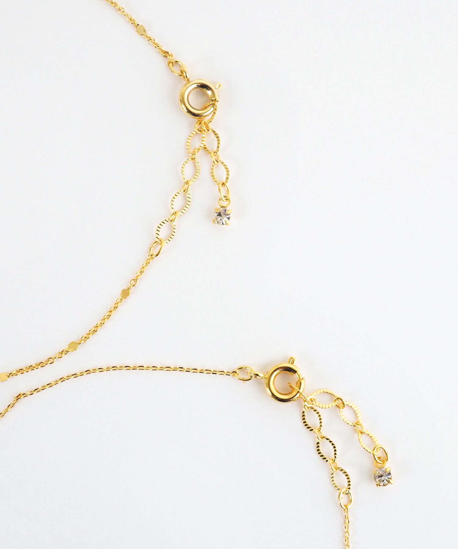 バングル&ウェーブトップチェーンセットブレスレット