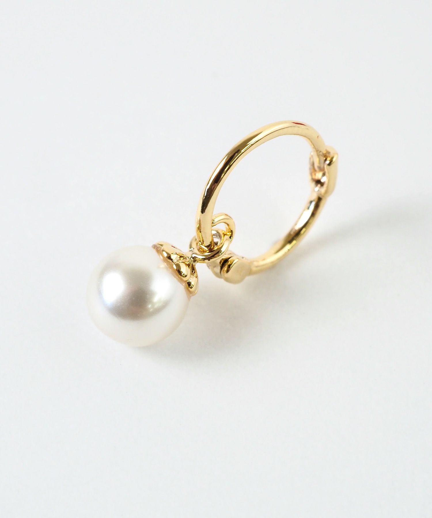 スイングパールフープワンタッチピアス