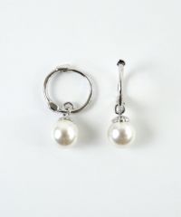 スイングパールフープワンタッチピアス