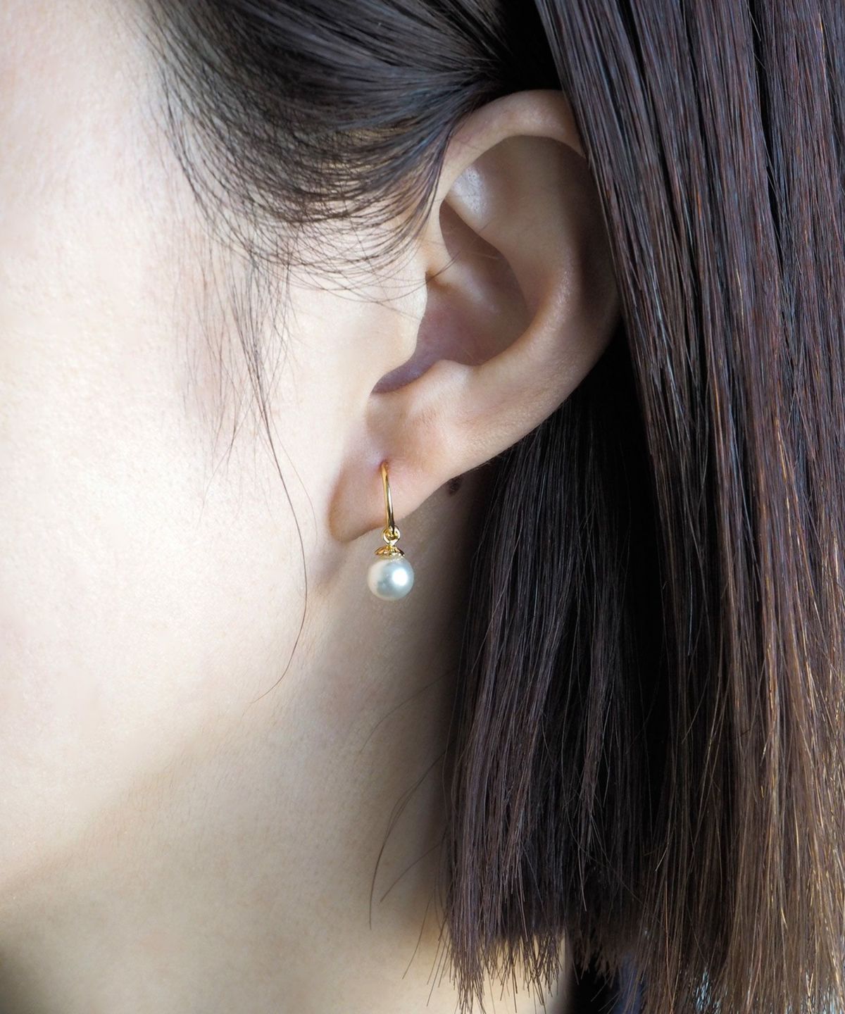 スイングパールフープワンタッチピアス