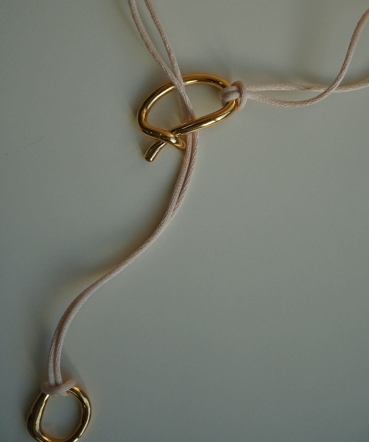 2pcsメタルコードネックレス