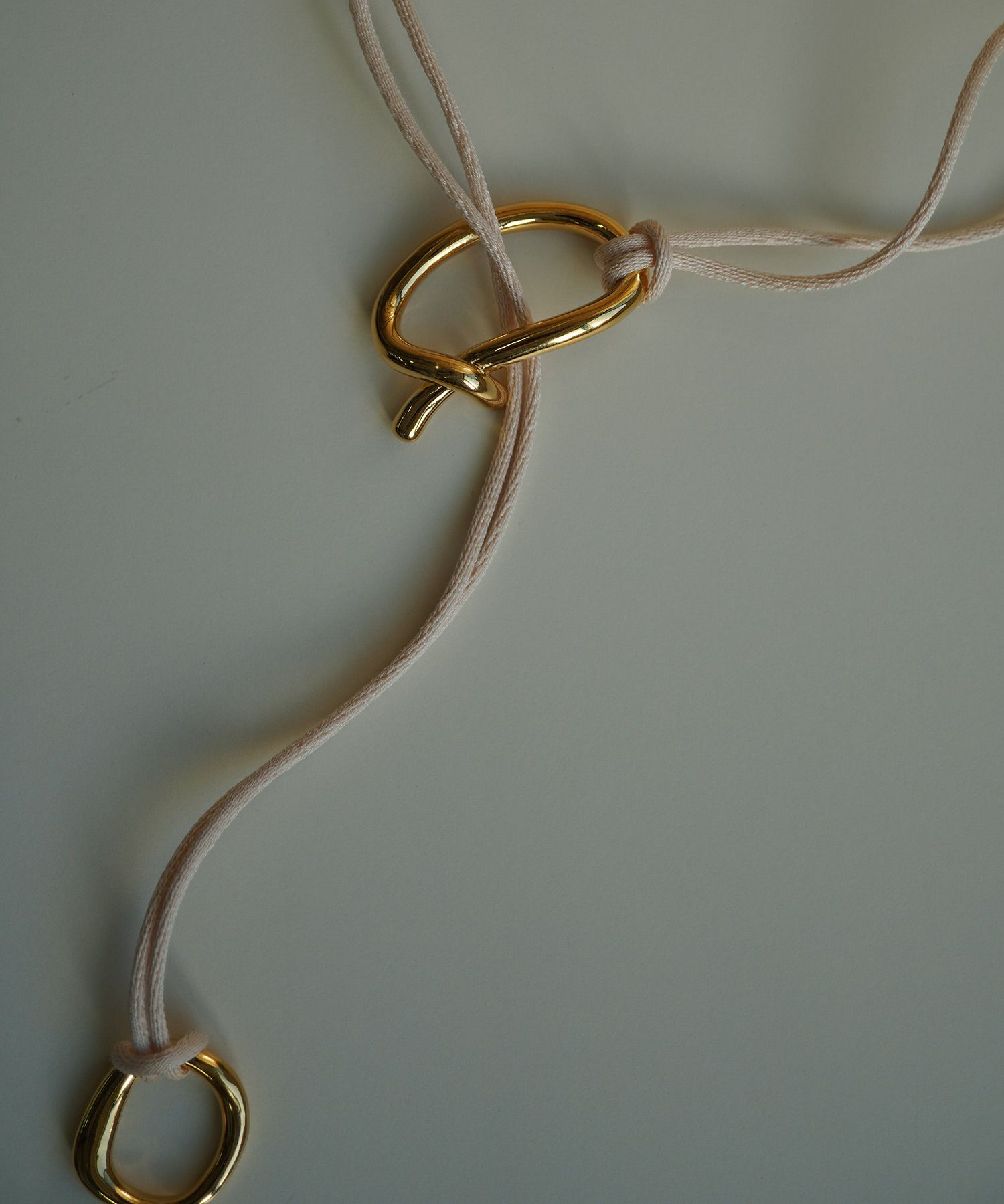 2pcsメタルコードネックレス