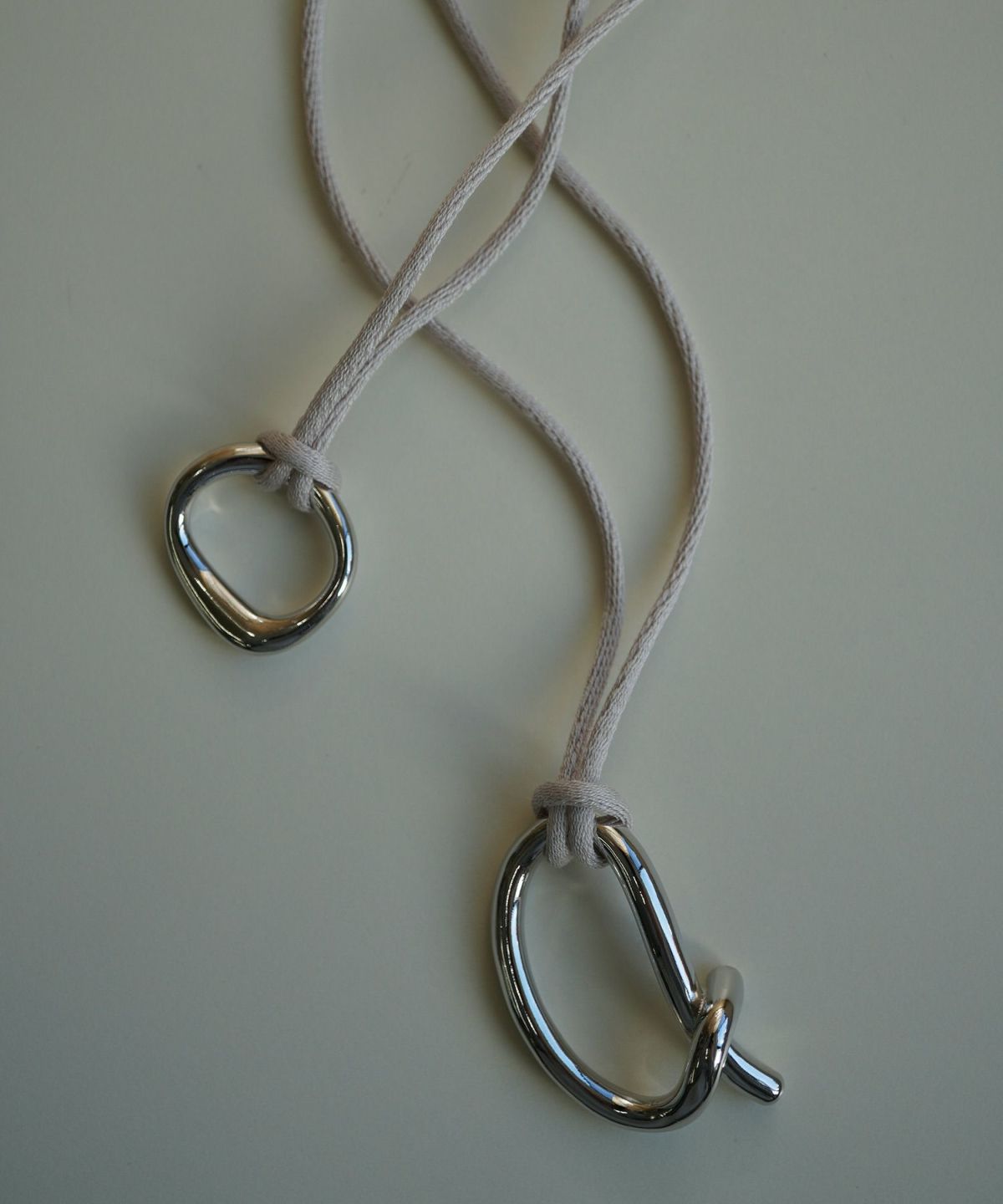 2pcsメタルコードネックレス