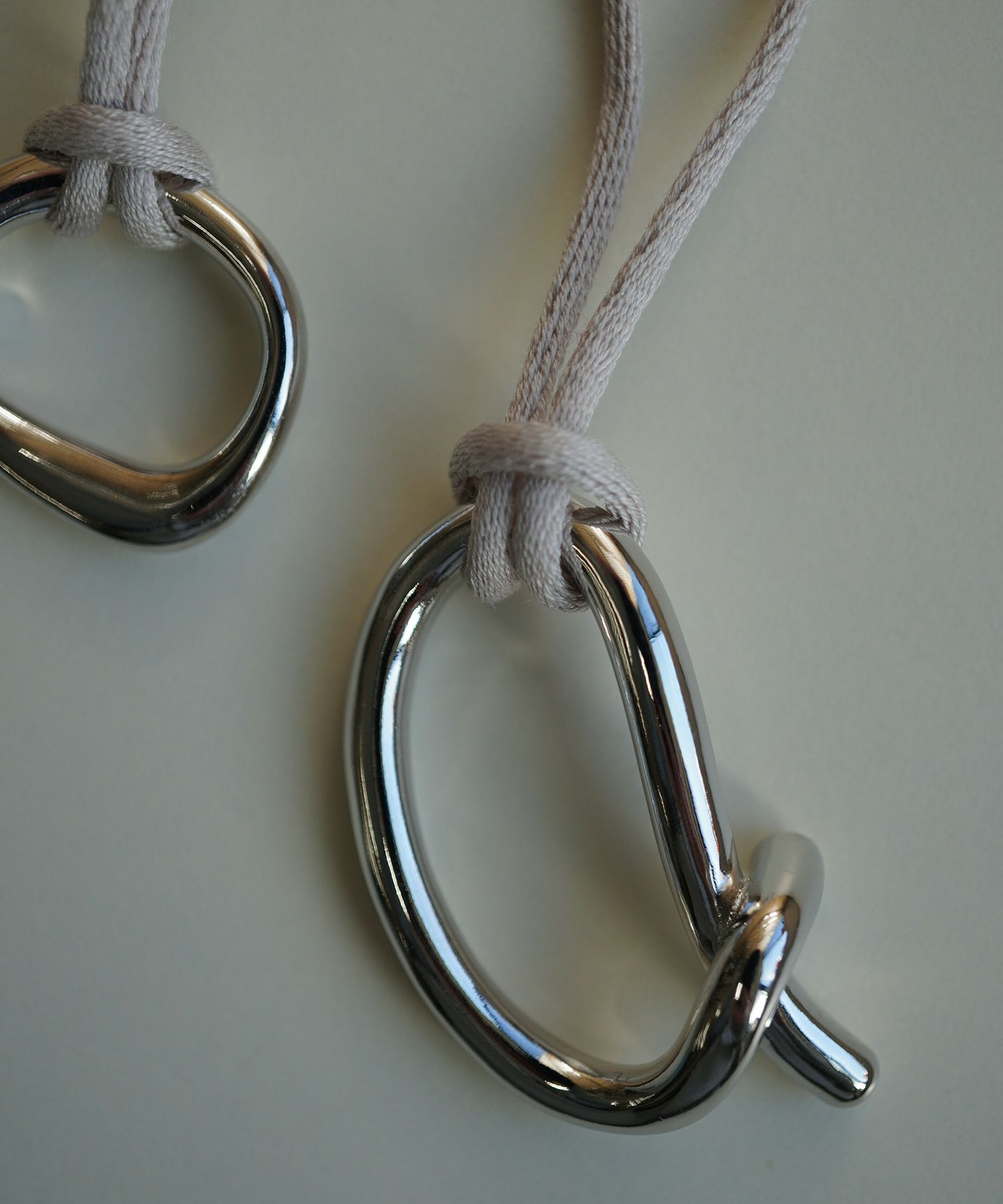 2pcsメタルコードネックレス