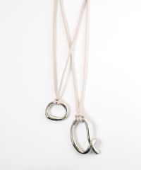 2pcsメタルコードネックレス