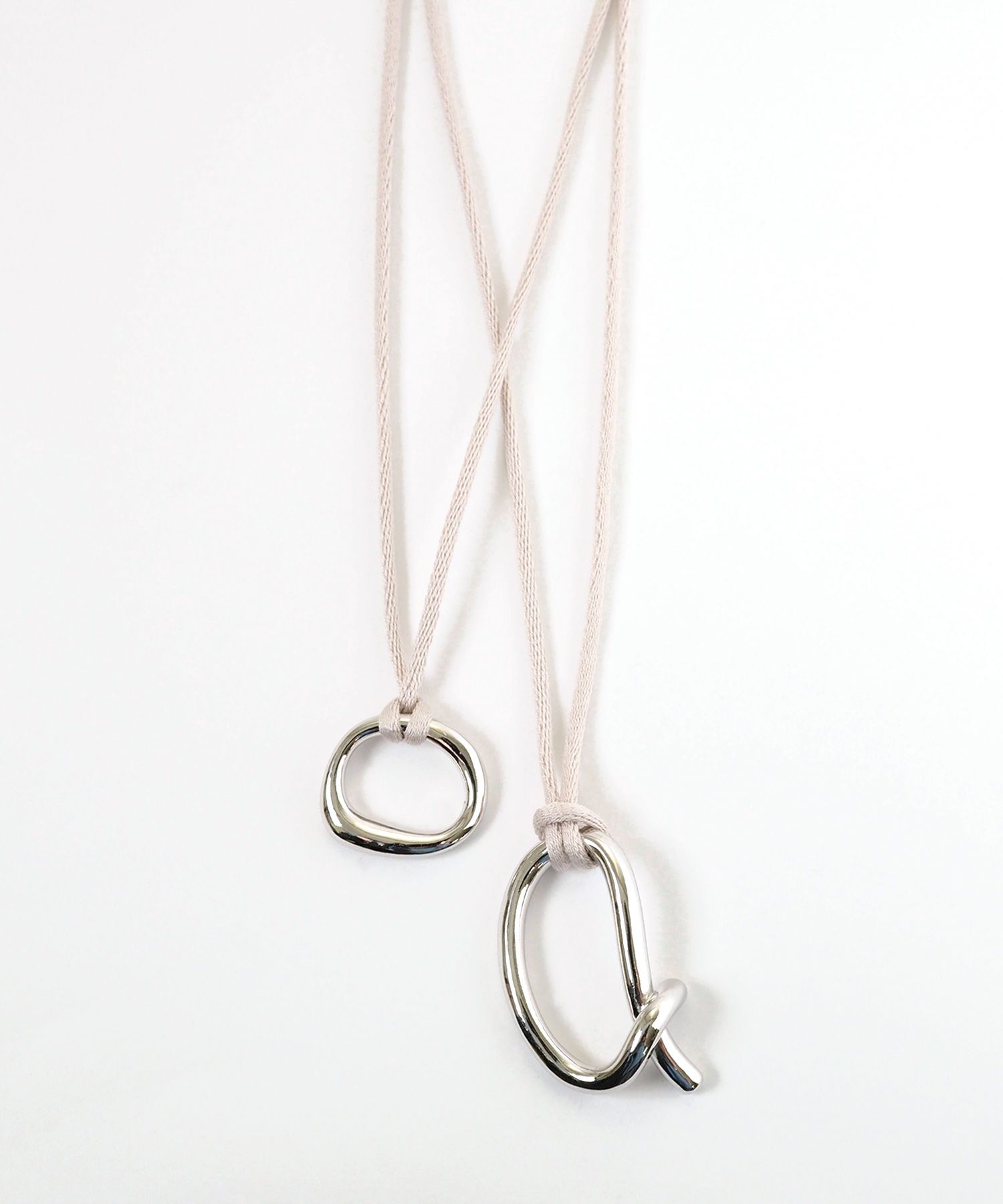 2pcsメタルコードネックレス