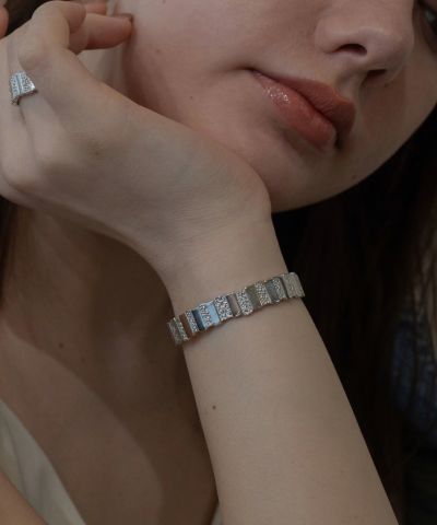 メタルバングルセット レッド・ブルー EXIT メタルバングル S 15mm ステンレス ブランド コラボ