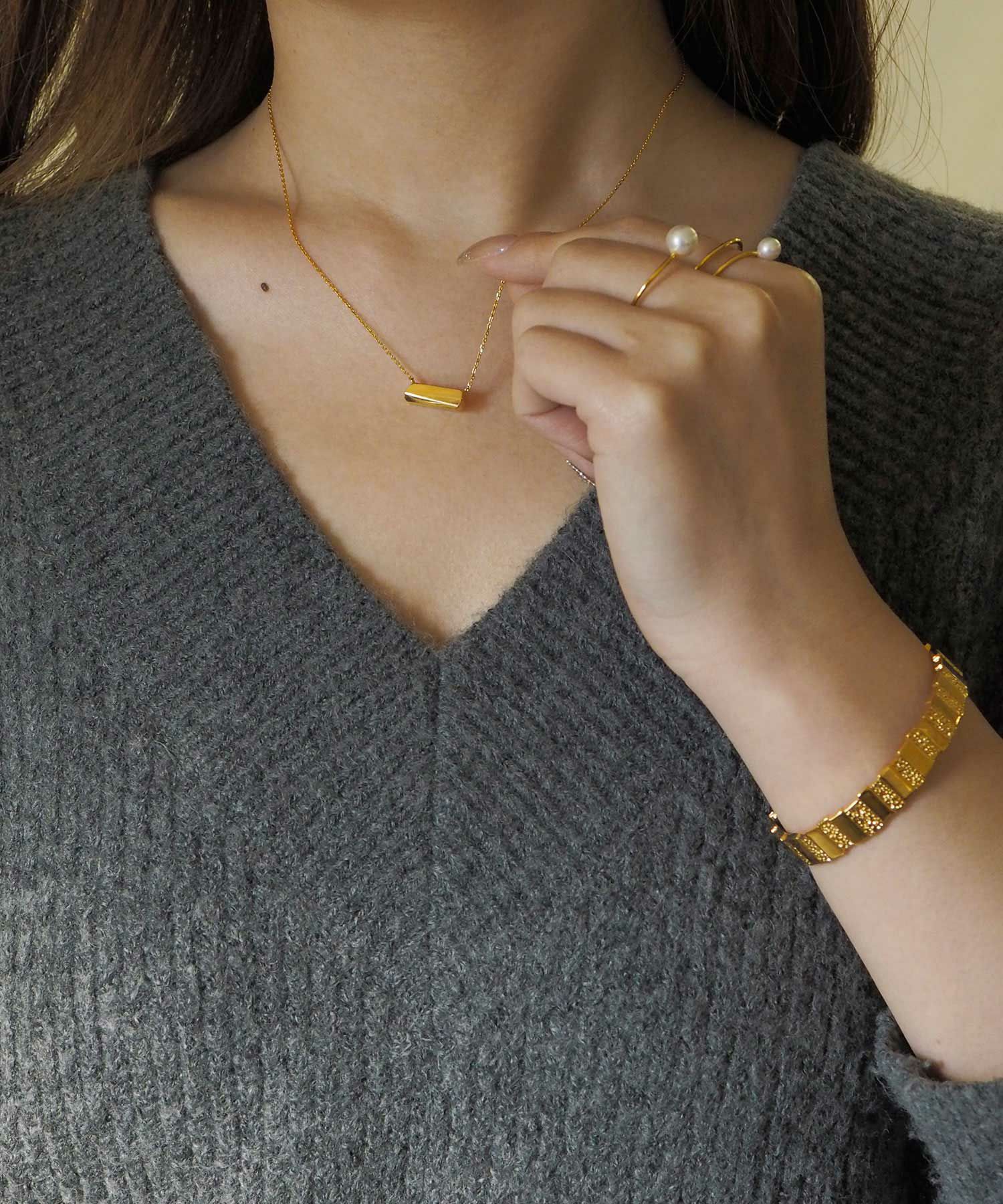 メタルタイルバングル