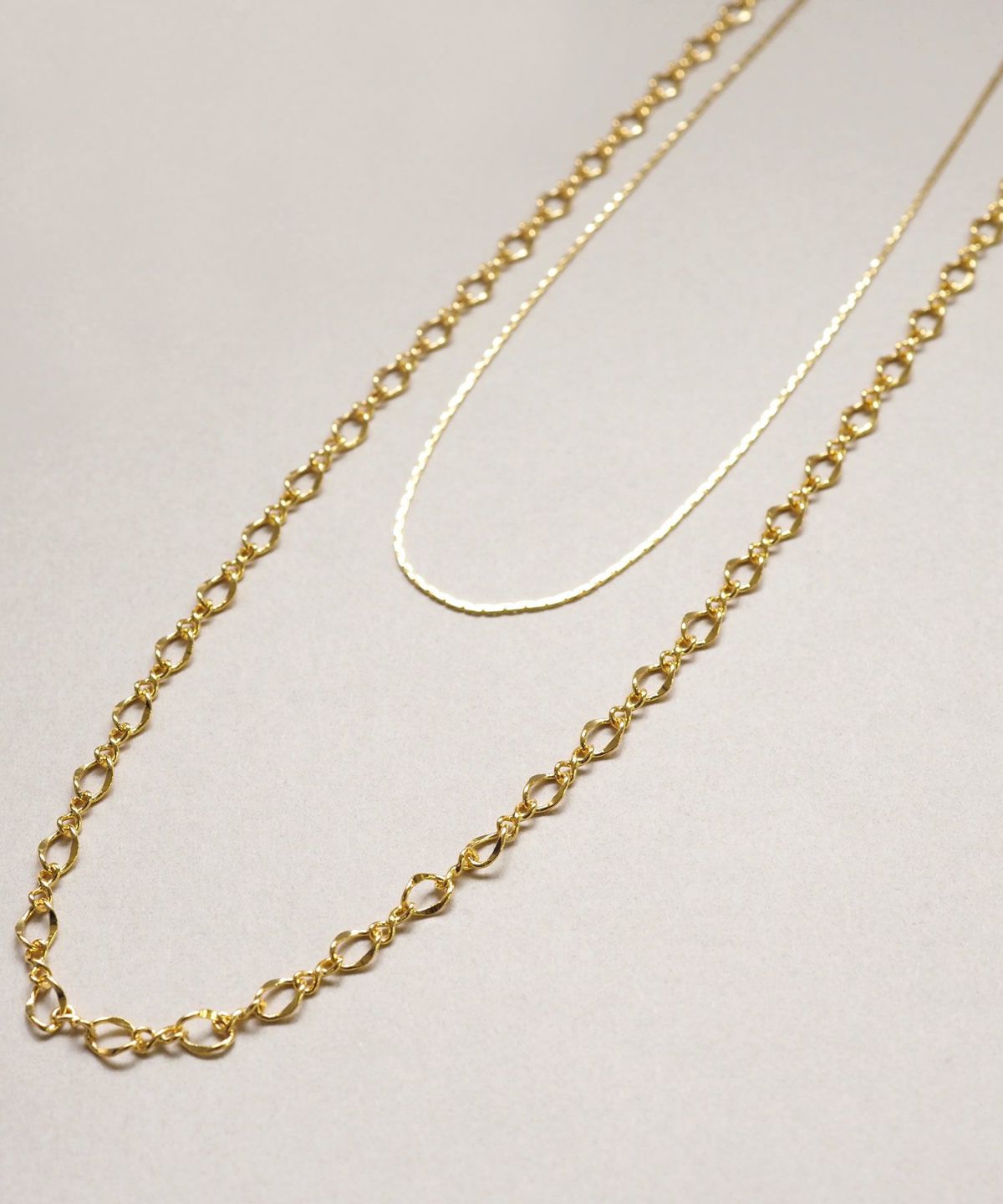 3連ミドルチェーンパールネックレス【MUK voyalibre】