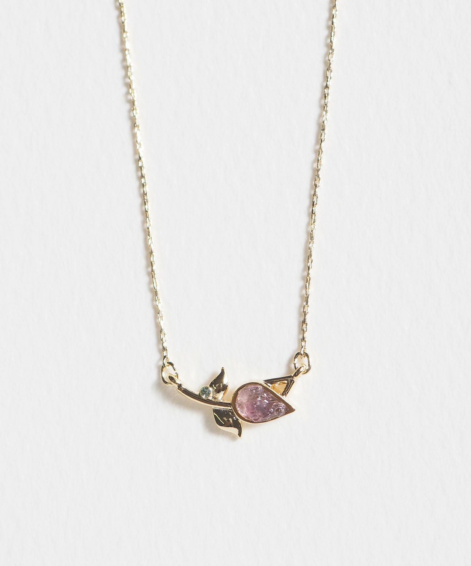 ナチュラルストーンチューリップネックレス【MUK Dreamy stone】