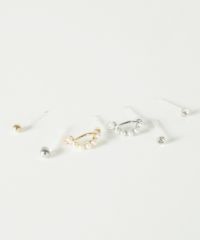 クロスパール抗菌樹脂ポストセットピアス