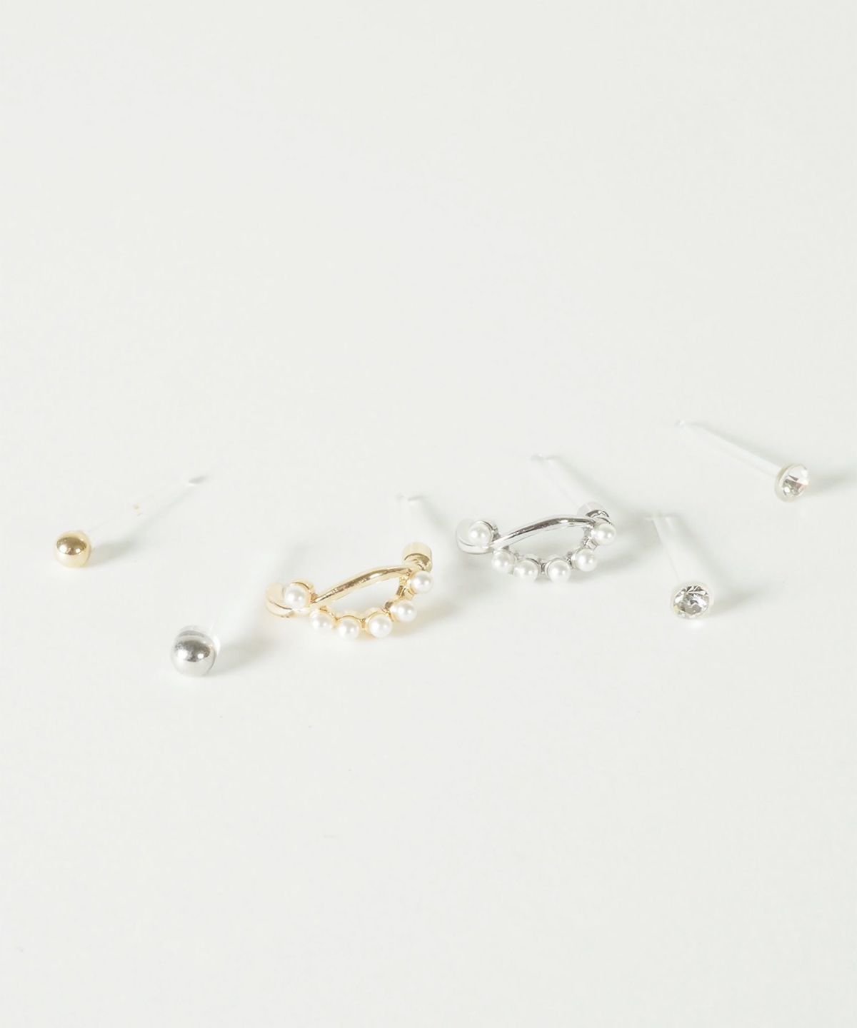 クロスパール抗菌樹脂ポストセットピアス