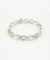 パールラインラバーブレスレット