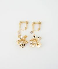 スイングフラワーIMFスプリングイヤリング