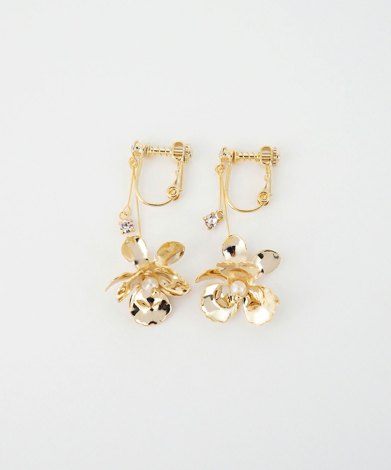 スイングフラワーIMFスプリングイヤリング