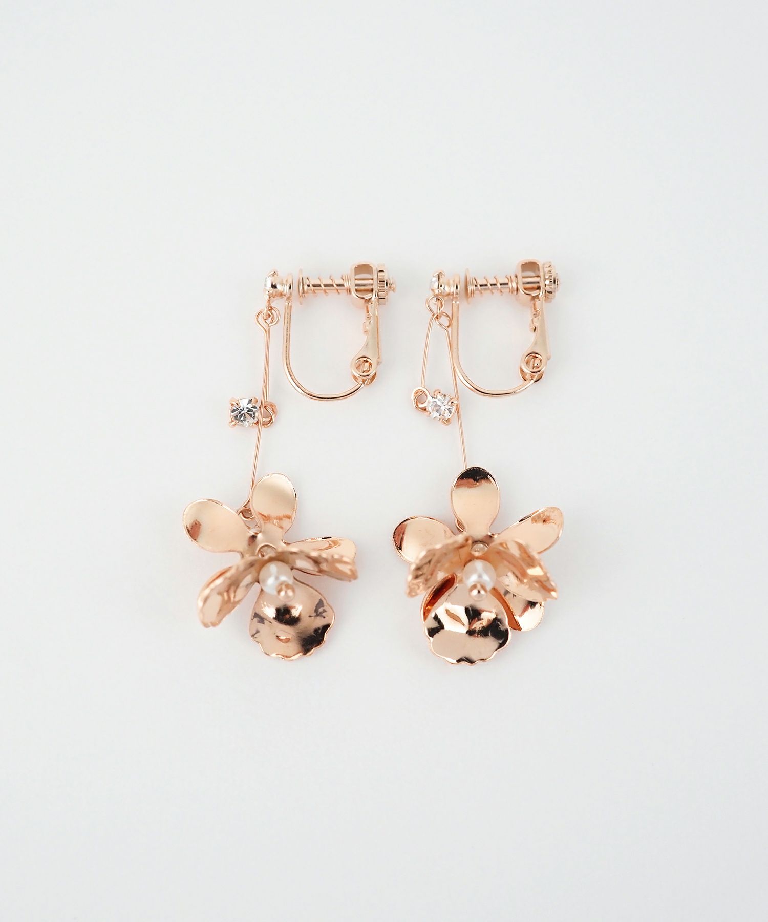 スイングフラワーIMFスプリングイヤリング