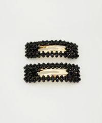 ガラスビーズパッチンピン2Pセット