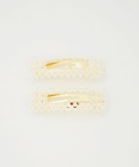 ガラスビーズパッチンピン2Pセット