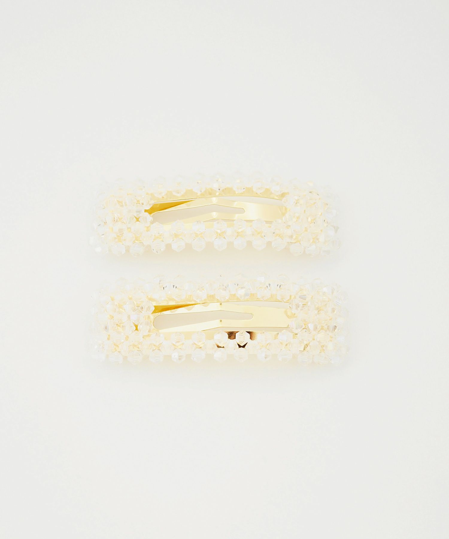 ガラスビーズパッチンピン2Pセット