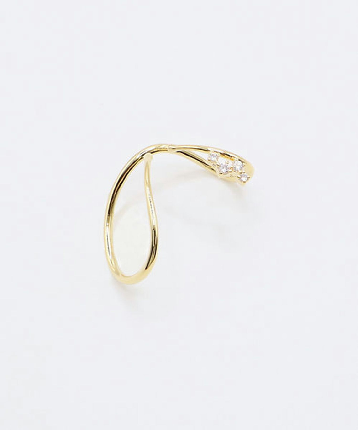 ストーンニュアンスレフトイヤーカフ