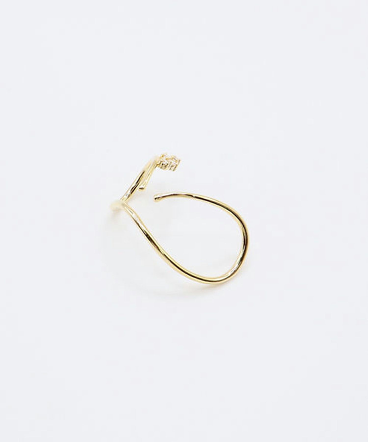 ストーンニュアンスレフトイヤーカフ